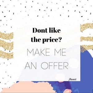 I’m open to reasonable offers. 😉